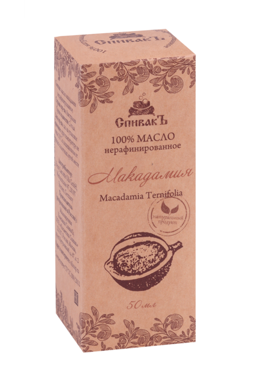 

Масло СпивакЪ Макадамии нерафинированное, 50 мл