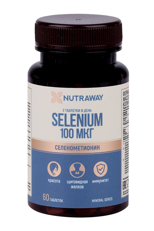 Селен Nutraway, 300 мг, 60 шт, таблетки