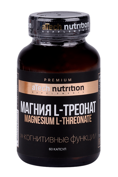 Магния L-Треонат aTech Nutrition PREMIUM, 60 шт, капсулы