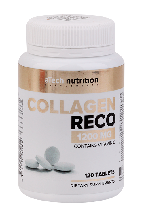Коллаген РЕКО aTech Nutrition, 400 мг, 120 шт, таблетки