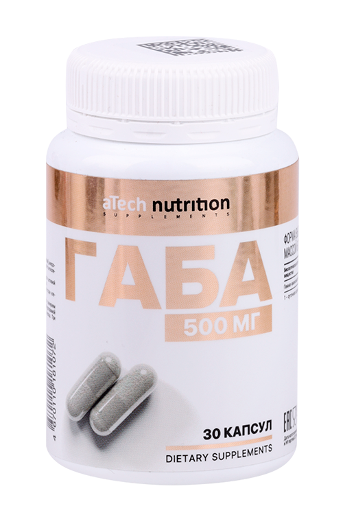 

Габа гамма-аминомасляная кислота (GABA) aTech Nutrition, 670 мг, 30 шт, капсулы
