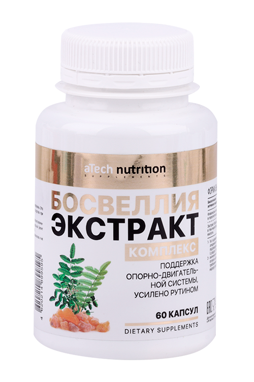 

Босвеллия экстракт aTech Nutrition, 700 мг, 60 шт, капсулы