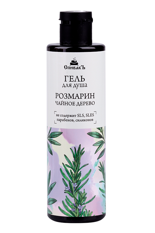 Гель СпивакЪ Розмарин и Чайное дерево ддуша 250 мл 211₽