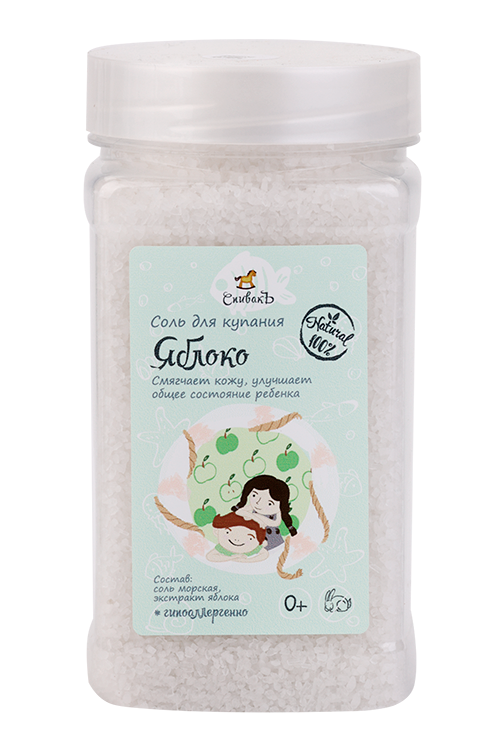 

Соль СпивакЪ Яблоко детская д/купания, 450 г