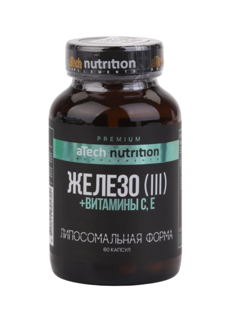 Железо aTech Nutrition Premium LIPOSOMAL, 600 мг, 60 шт, капсулы