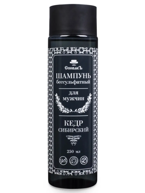

Шампунь СпивакЪ Кедр Сибирский бессульфатный д/мужчин, 250 мл