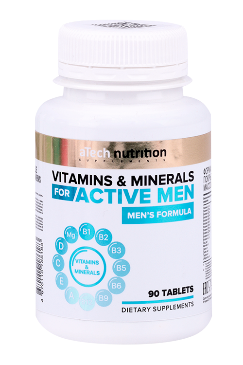 Витаминно-минеральный комплекс Men`s Formula aTech Nutrition, 550 мг, 90 шт, таблетки