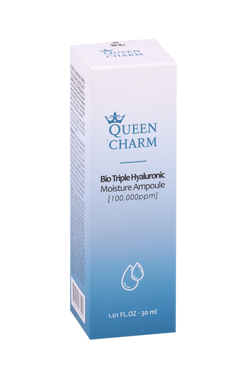 Сыворотка Queen Charm Ампульная увлаж с биокомплексом гиалур кислоты 10% д/лица, 30 мл