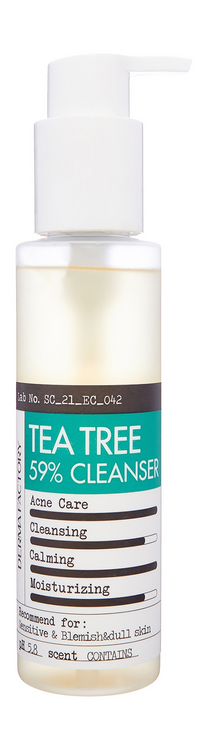 

Гель д/умывания Derma Factory Tea Tree 59%, 150 мл