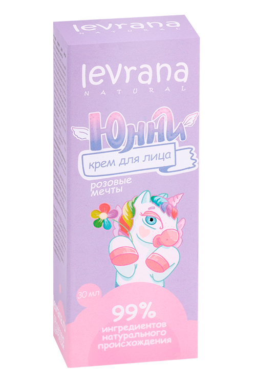 Крем Levrana Юнни розовые мечты детский, 30 мл