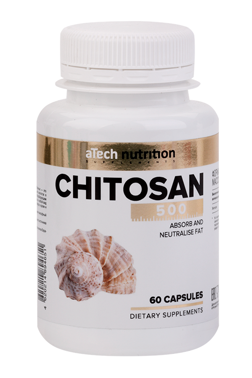 Хитозан-500 aTech Nutrition, 660 мг, 60 шт, капсулы