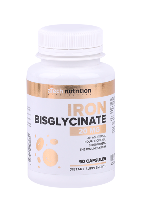 Железо aTech Nutrition, 450 мг, 90 шт, капсулы