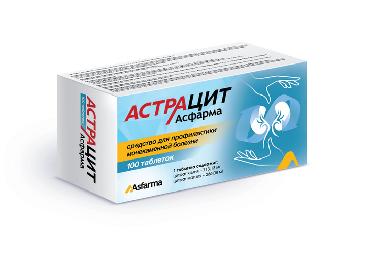 

Астрацит Асфарма, 100 шт, таблетки