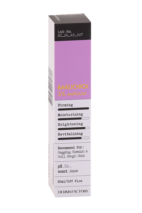 

Сыворотка Derma Factory ампульная укрепл д/лица с Бакучиолом 5%, 20 мл