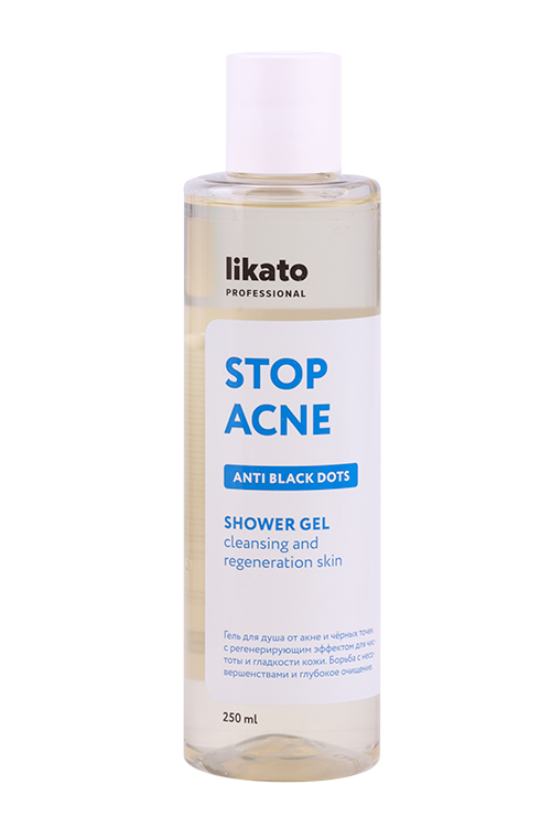 

Гель Likato Professional д/душа от акне и чёрных точек с регенер эффектом, 250 мл