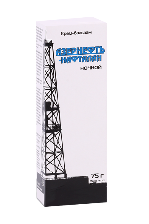 

Крем-бальзам Азернефть-Нафталан ночной, 75 г