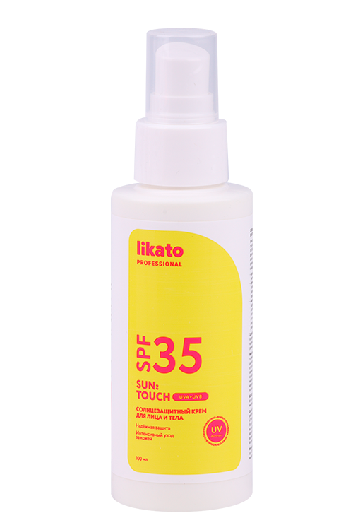 Крем Likato Professional д/лица и тела солнцезащитный Sun Touch SPF35, 100 мл