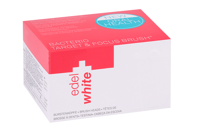 

Насадки Edel+White Bacterio Target/Focus смен д/элект звук з/щетки Sonic Generation Healt, 2 шт