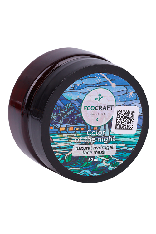 

Маска Ecocraft Натуральная гидрогелевая Цвет ночи д/сух/чувствит кожи лица, 60 мл