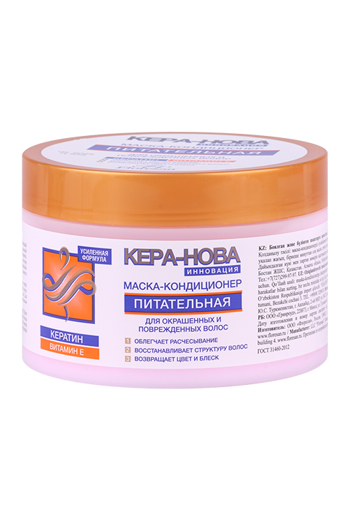 Маска-кондиционер Floresan питат д/окрашенн и поврежден волос Кера-Нова, 450 мл