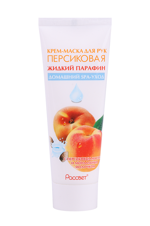 Крем-маска Рассвет Персиковая д/рук жидкий парафин, 75 г