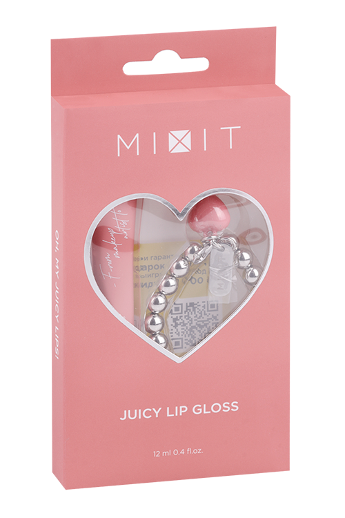 Блеск д/губ MIXIT  глянцевый make up juicy тон 06 12 мл