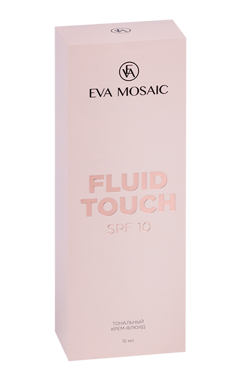 Крем-флюид EVA MOSAIC тональный Fluid Touch тон 01 фарфор 15 мл