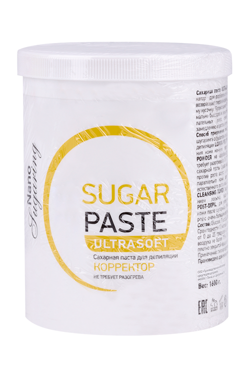 Паста Nano Sugaring UltraSoft сахарная корректор дшугаринга 1 600 г 491₽