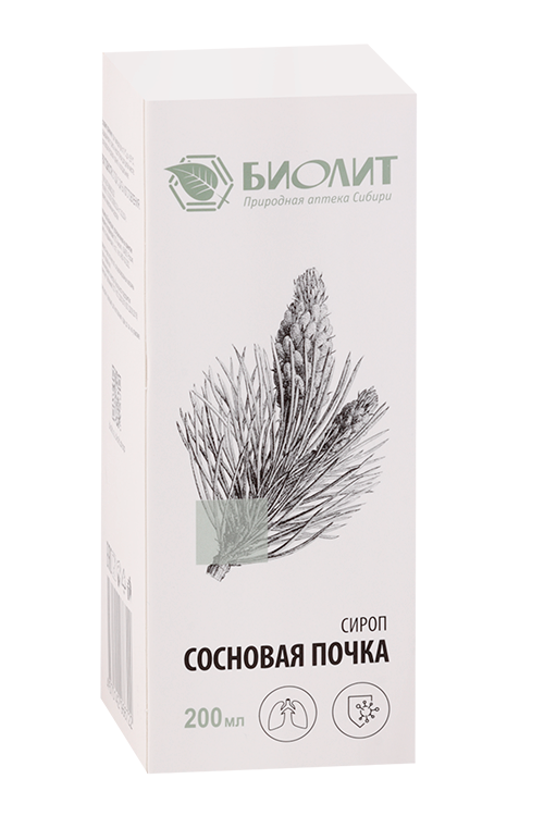 Сироп Сосновая почка, 200 мл, (БАД)