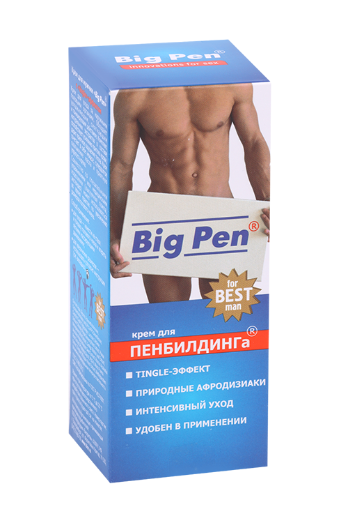 Крем Big Pen д/мужчин д/увеличения полового члена, 25 г