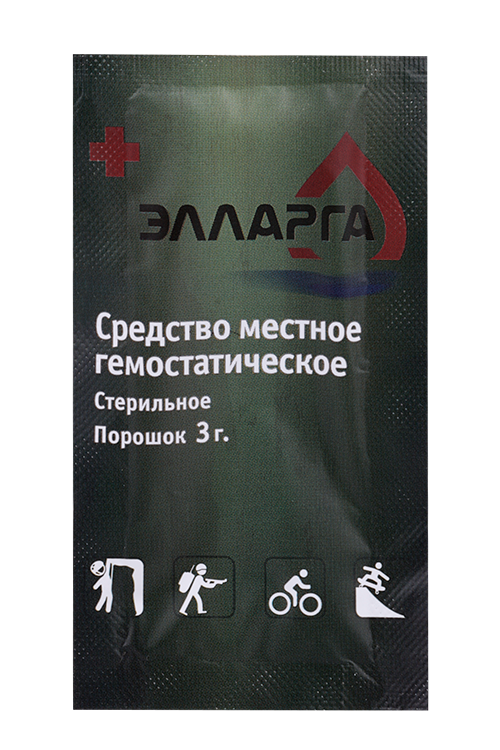 

Средство Элларга местное гемостатическое, 3 г, порошок