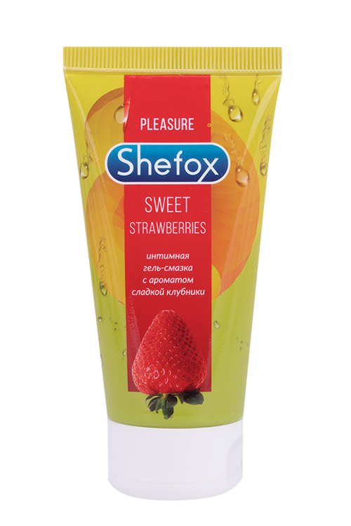 Гель-смазка Shefox Premium Сладкая клубника интимная, 50 мл