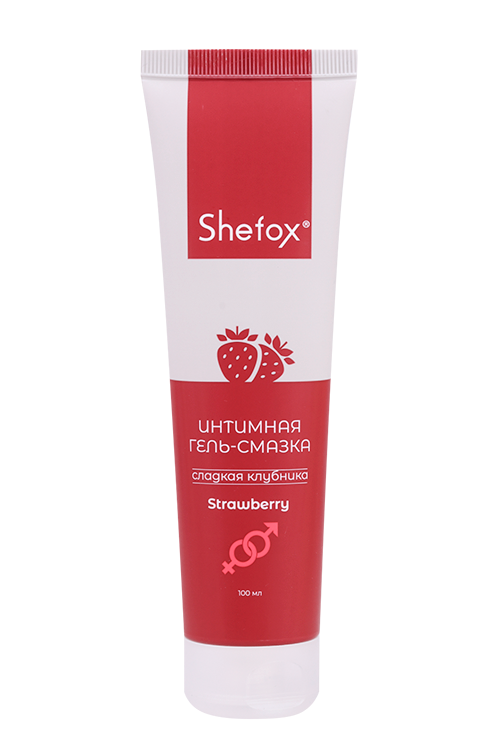 Гель-смазка Shefox Сладкая клубника интимная, 100 мл