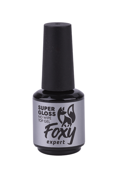 

Топ FOXY EXPERT SUPER GLOSS NO WAPE д/гель-лака без липкого слоя прозрачный 15 г, (4603775765073)