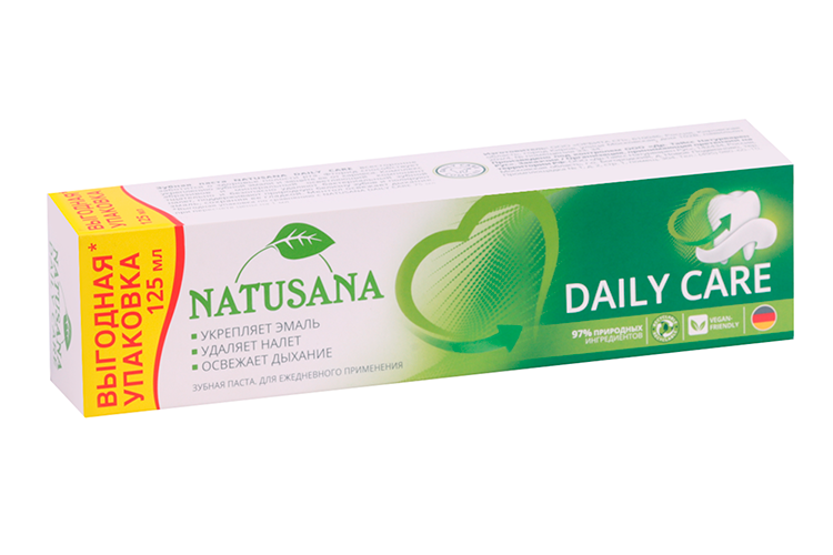 

З/паста NATUSANA Daily care, 125 мл