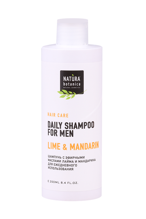 Шампунь Natura Botanica мужской лайм и мандарин, 250 мл