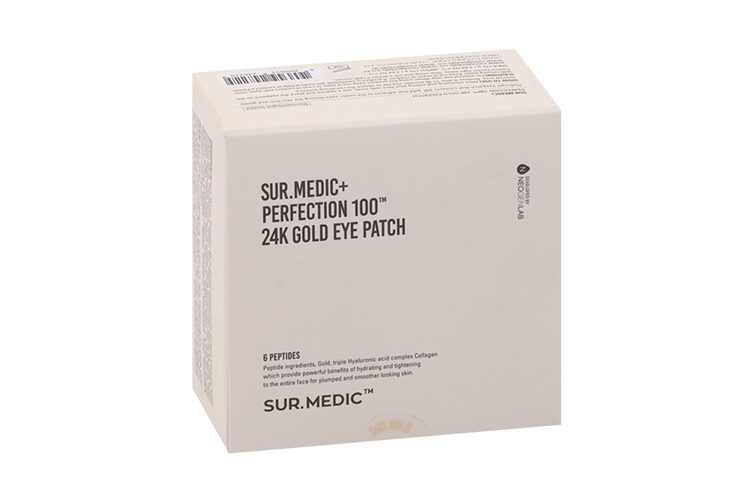 

Патчи SUR.MEDIC+ гидрогелевые ультратонкие д/век с золотом, 75 г