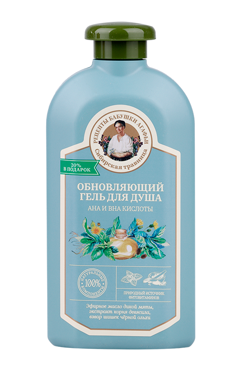 

Гель-масло д/душа Рецепты бабушки Агафьи Сибирская травница обновляющий, 500 мл