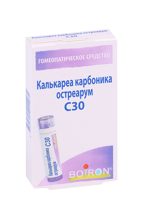 Гомеопатические монокомпонентные п-ты живот происх, 4 г, гранулы гомеопатические C30 Калькареа карбоника остреарум