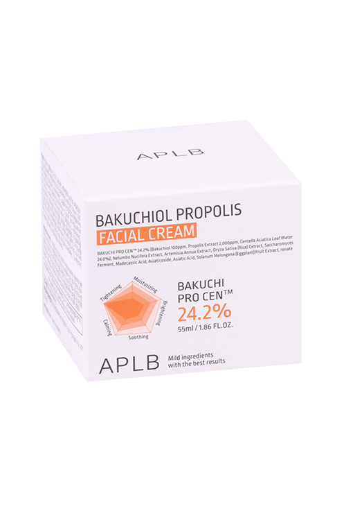 Крем APLB с бакучиолом и прополисом д/лица, 55 мл