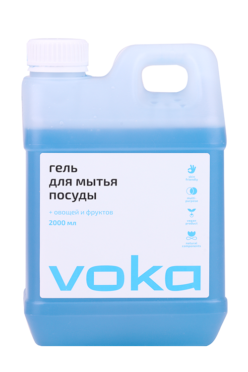 

Гель VOKA д/мытья посуды+овощей/фруктов 2 000 мл
