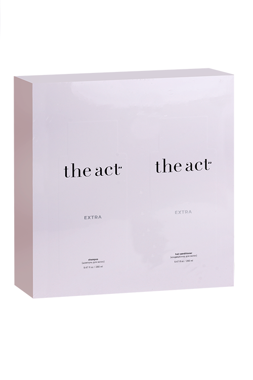 Набор The Act д/ухода за волосами EXTRA Шампунь питат/кондиционер разглаж
