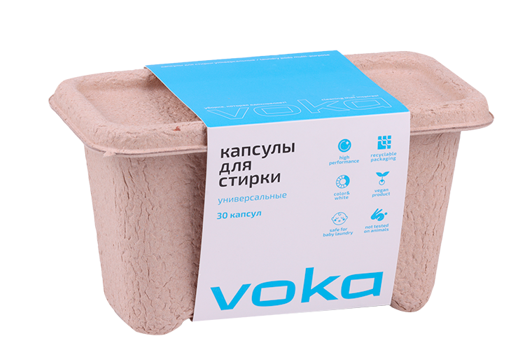 Капсулы д/стирки VOKA универсальные 30 шт