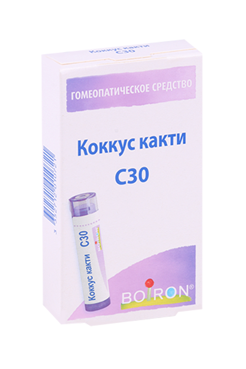 

Гомеопатические монокомпонент препараты животного происхождения, 4 г, гранулы гомеопатические C30 Коккус какти
