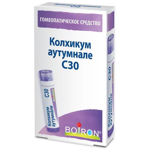 

Колхикум аутумнале, 4 г, гранулы гомеопатические C30