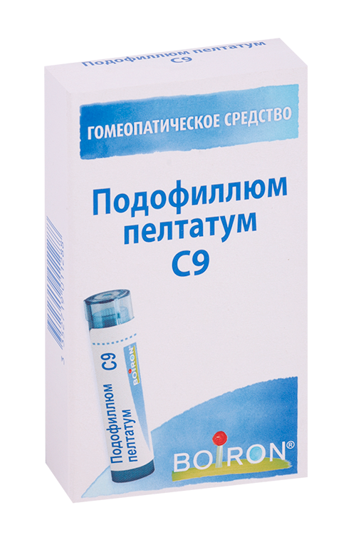 

Подофиллюм пелтатум, 4 г, гранулы гомеопатические C9