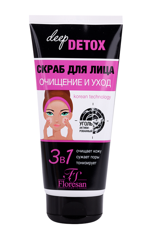 Скраб Floresan Deep detox д/лица, 150 мл