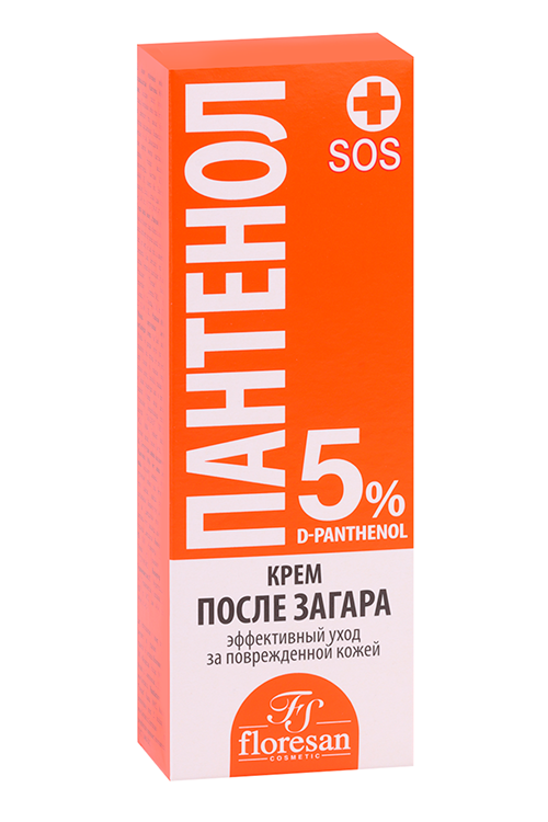 

Крем Floresan Пантенол 5% SOS после загара, 75 мл