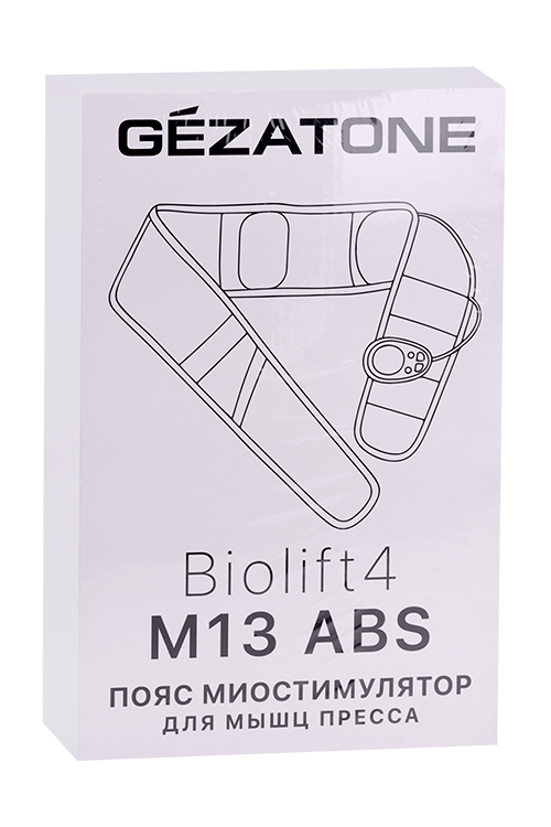Пояс Gezatone Biolift4 ABS M13 миостимулятор д/мышц пресса