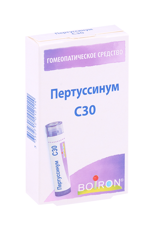 

Гомеопатические монокомпонент препараты животного происхождения, 4 г, гранулы гомеопатические C30 Пертуссинум